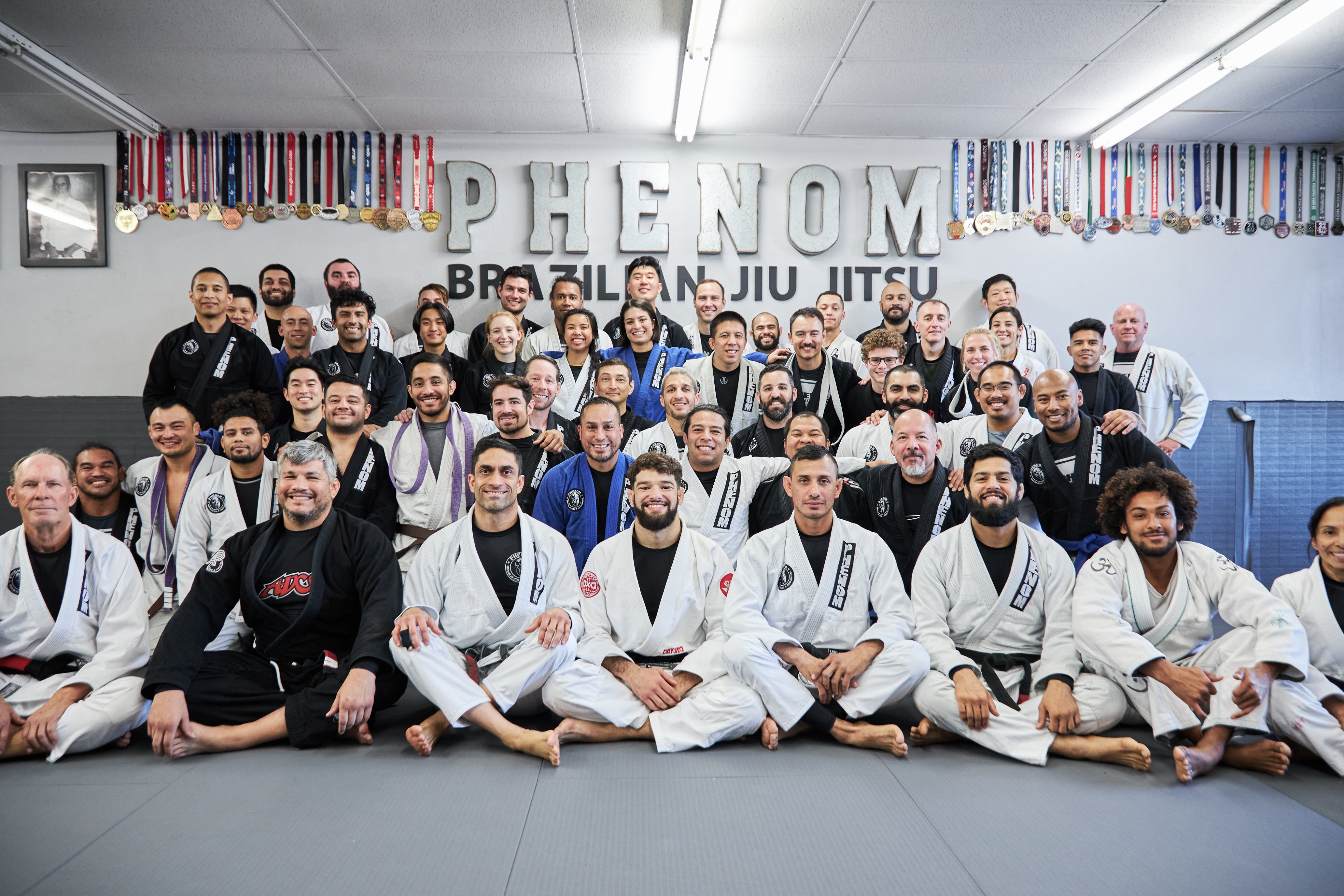 Adult Brazilian jiu-jitsu class